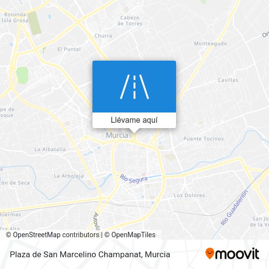 Mapa Plaza de San Marcelino Champanat