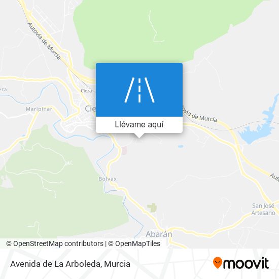 Mapa Avenida de La Arboleda