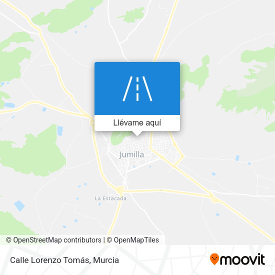 Mapa Calle Lorenzo Tomás