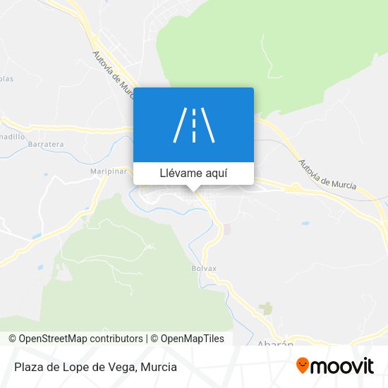 Mapa Plaza de Lope de Vega