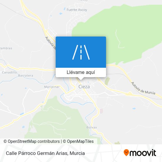 Mapa Calle Párroco Germán Arias