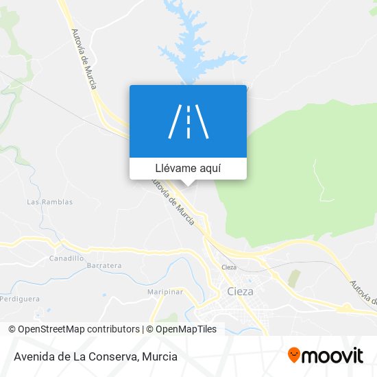 Mapa Avenida de La Conserva