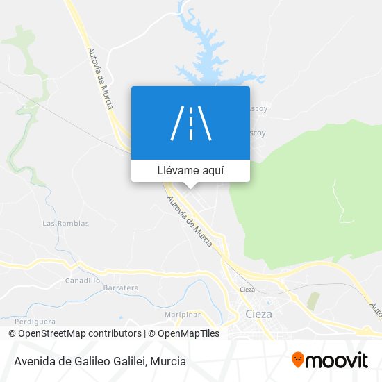 Mapa Avenida de Galileo Galilei