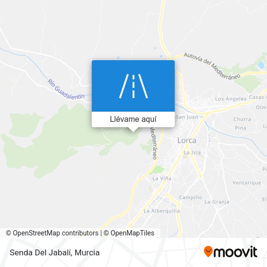 Mapa Senda Del Jabalí