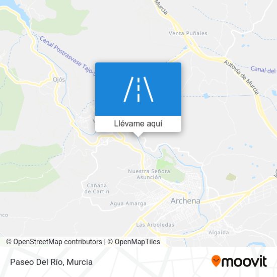 Mapa Paseo Del Río