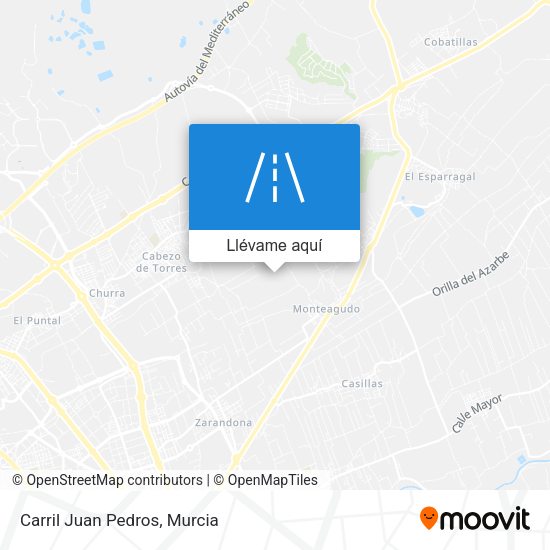 Mapa Carril Juan Pedros