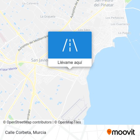 Mapa Calle Corbeta