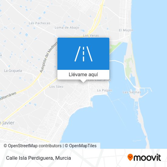 Mapa Calle Isla Perdiguera
