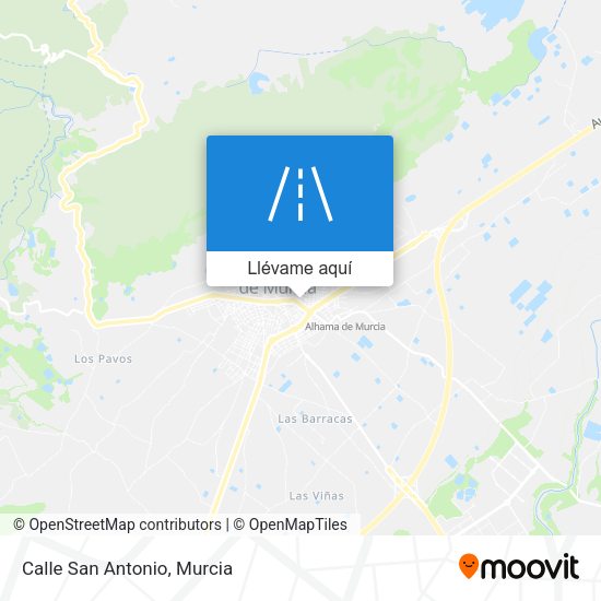 Mapa Calle San Antonio