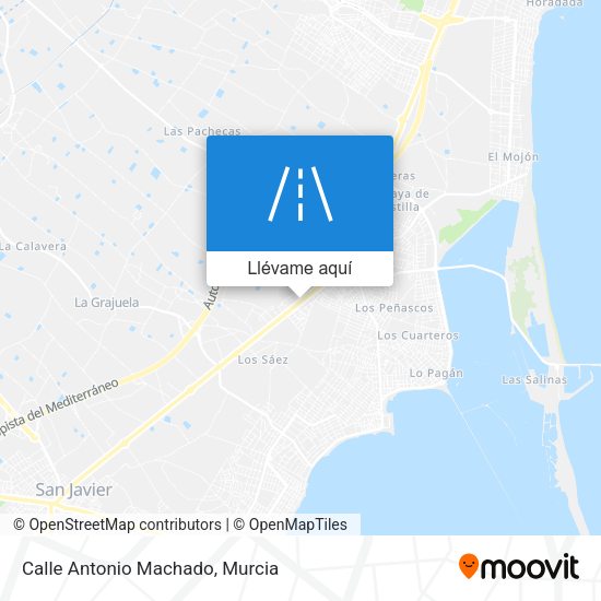 Mapa Calle Antonio Machado