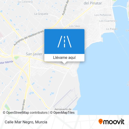 Mapa Calle Mar Negro