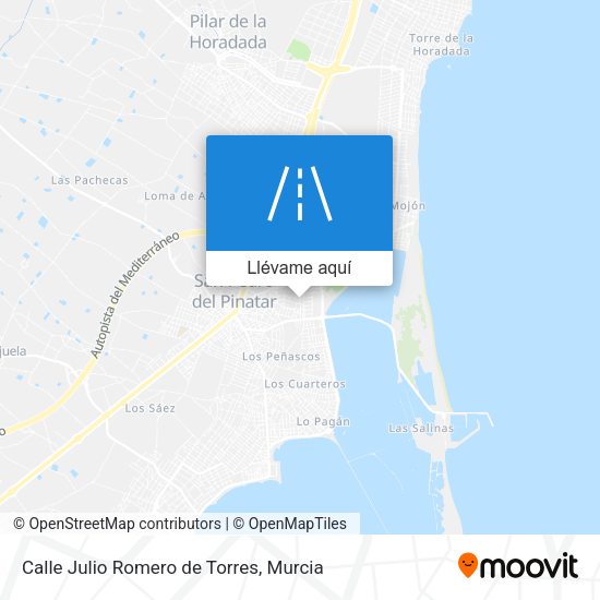 Mapa Calle Julio Romero de Torres