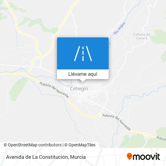 Mapa Avenida de La Constitución