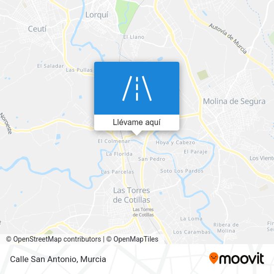 Mapa Calle San Antonio