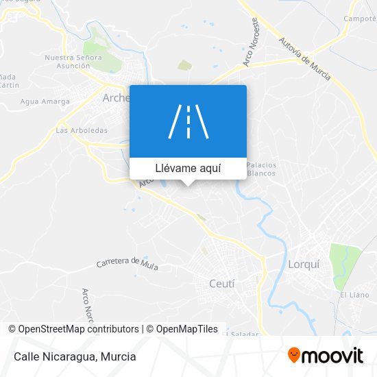 Mapa Calle Nicaragua