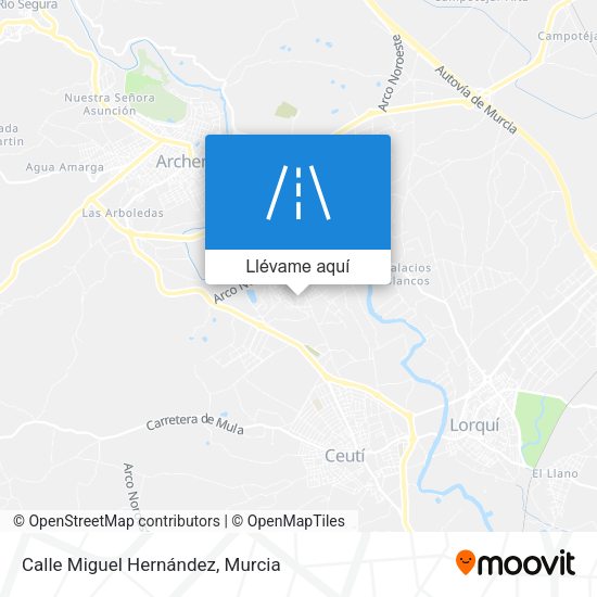 Mapa Calle Miguel Hernández