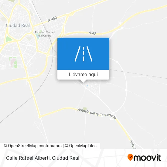 Mapa Calle Rafael Alberti