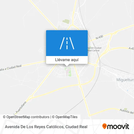 Mapa Avenida De Los Reyes Católicos