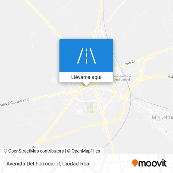 Mapa Avenida Del Ferrocarril