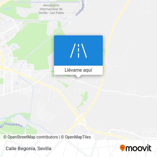 Mapa Calle Begonia