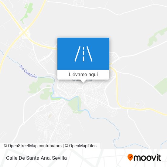 Mapa Calle De Santa Ana