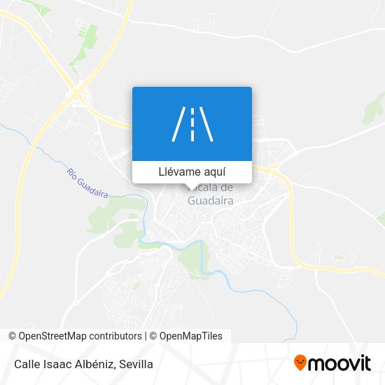 Mapa Calle Isaac Albéniz