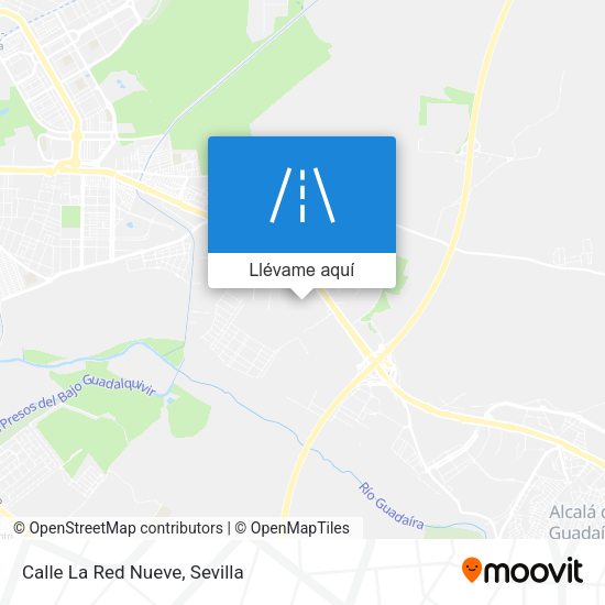 Mapa Calle La Red Nueve