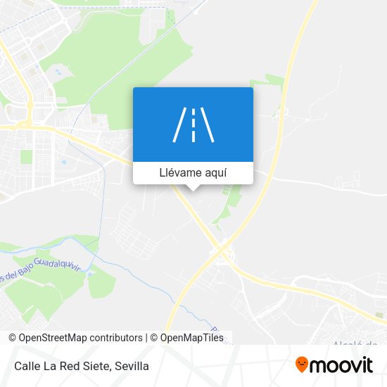 Mapa Calle La Red Siete