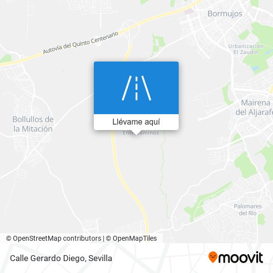 Mapa Calle Gerardo Diego