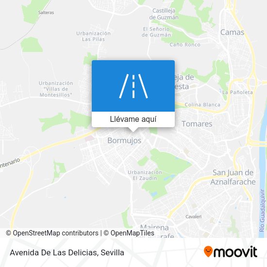 Mapa Avenida De Las Delicias