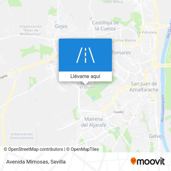 Mapa Avenida Mimosas