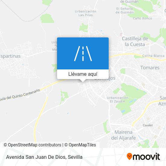 Mapa Avenida San Juan De Dios