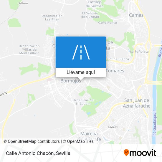 Mapa Calle Antonio Chacón