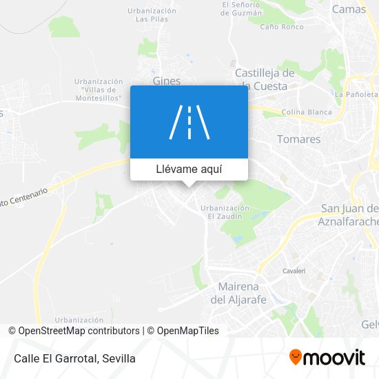 Mapa Calle El Garrotal