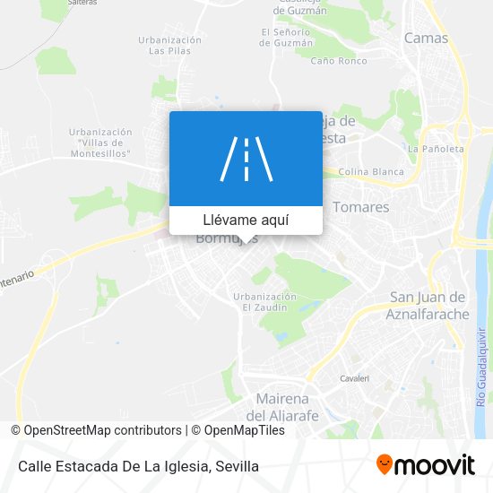 Mapa Calle Estacada De La Iglesia