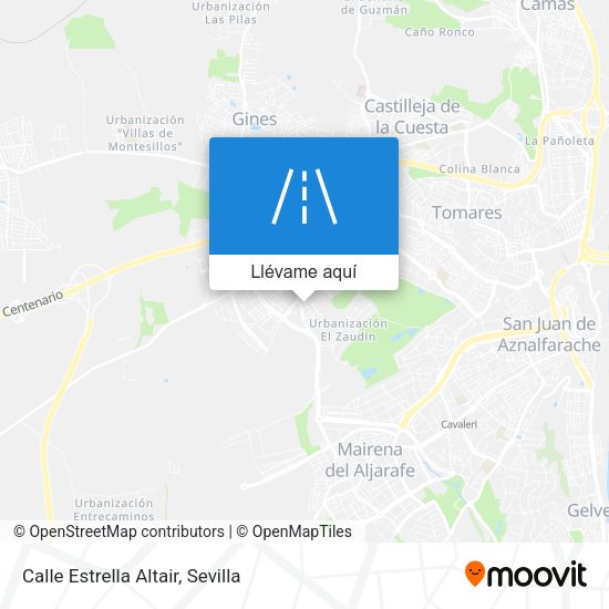 Mapa Calle Estrella Altair