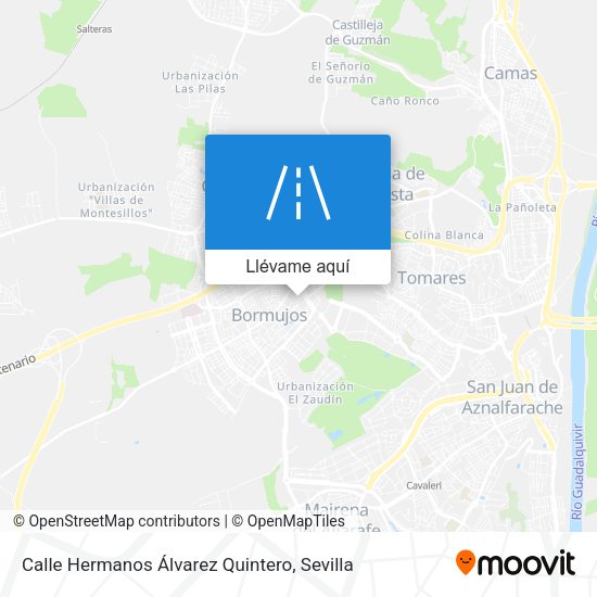 Mapa Calle Hermanos Álvarez Quintero