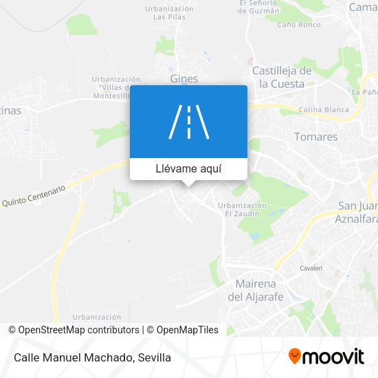 Mapa Calle Manuel Machado