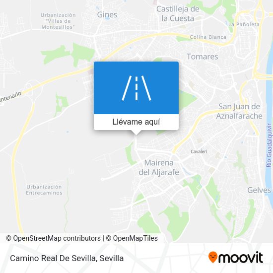 Mapa Camino Real De Sevilla
