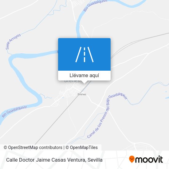 Mapa Calle Doctor Jaime Casas Ventura