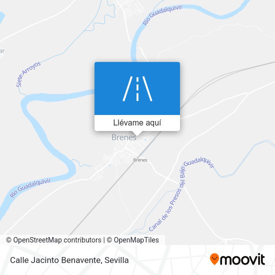 Mapa Calle Jacinto Benavente
