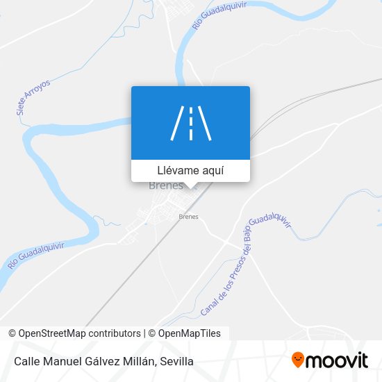 Mapa Calle Manuel Gálvez Millán