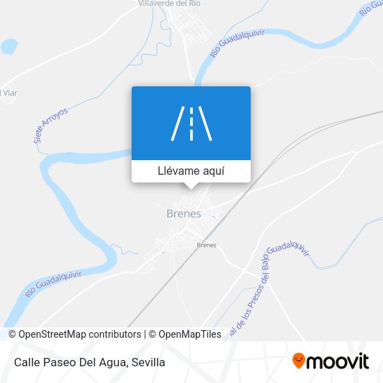 Mapa Calle Paseo Del Agua
