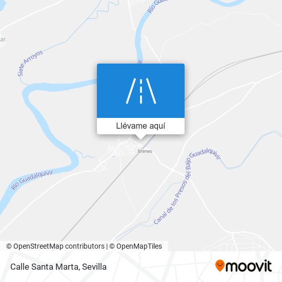 Mapa Calle Santa Marta