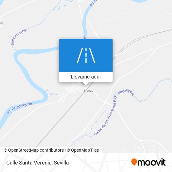 Mapa Calle Santa Verenia