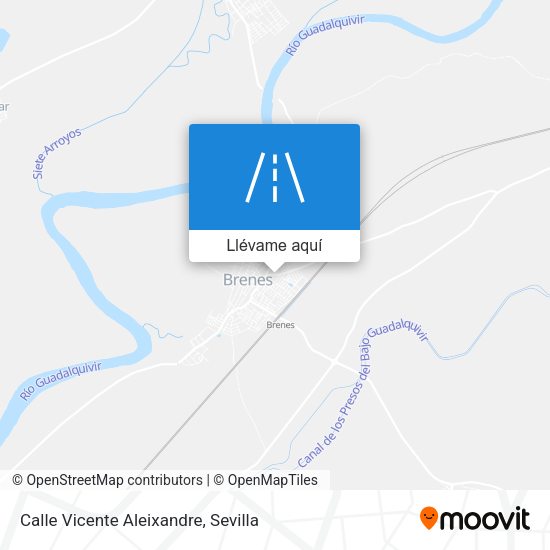 Mapa Calle Vicente Aleixandre