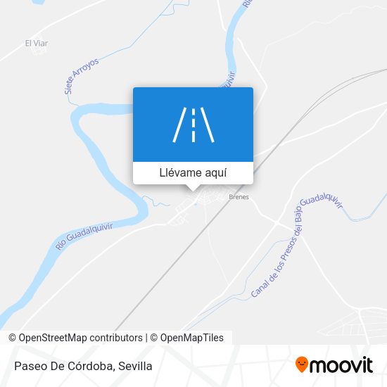 Mapa Paseo De Córdoba