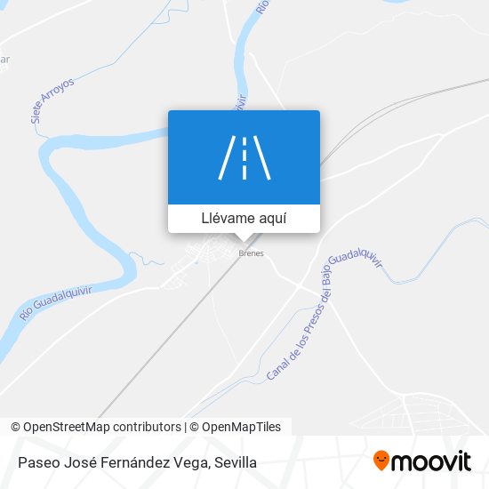 Mapa Paseo José Fernández Vega