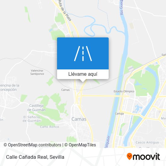 Mapa Calle Cañada Real