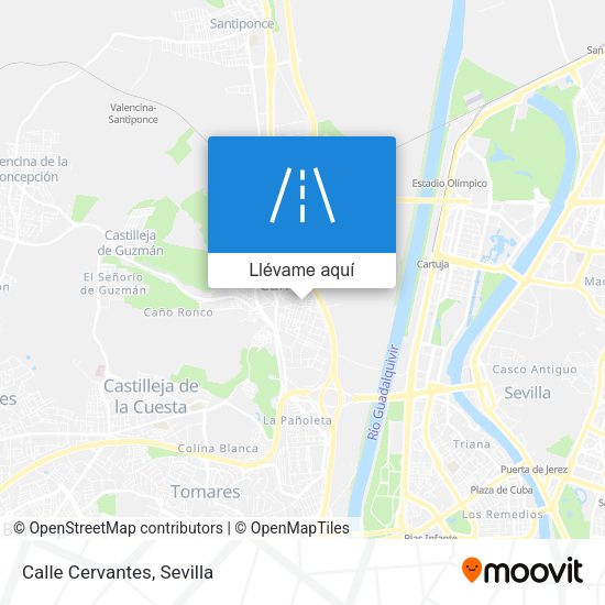 Mapa Calle Cervantes